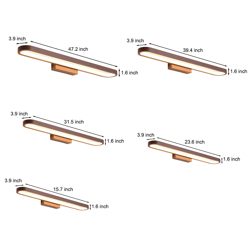 Liora LED Vanity Light Bar – Modern Minimalist Bathroom Mirror Linear Wall Lighting Fixture