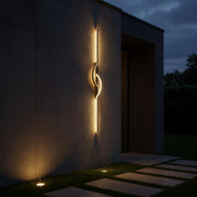 Interlink Curve LED Wall Light – Modern Dimmable Indoor Bedroom and Hallway Fixture