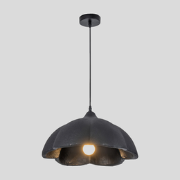 Noctra Industrial Pendant Light – Vintage Black Metal Kitchen Island Dining Hanging Ceiling Lighting