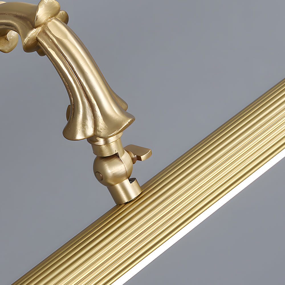 Orvessa Picture Light Sconce – LED Brass Bathroom Mirror Wall Mounted Vanity Bar Lighting Fixture
