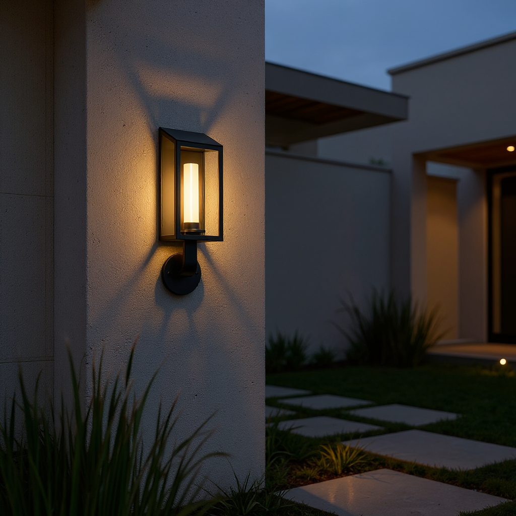 Portline Lantern Wall Lamp – LED Outdoor Modern Lantern Wall Lighting Fixture
