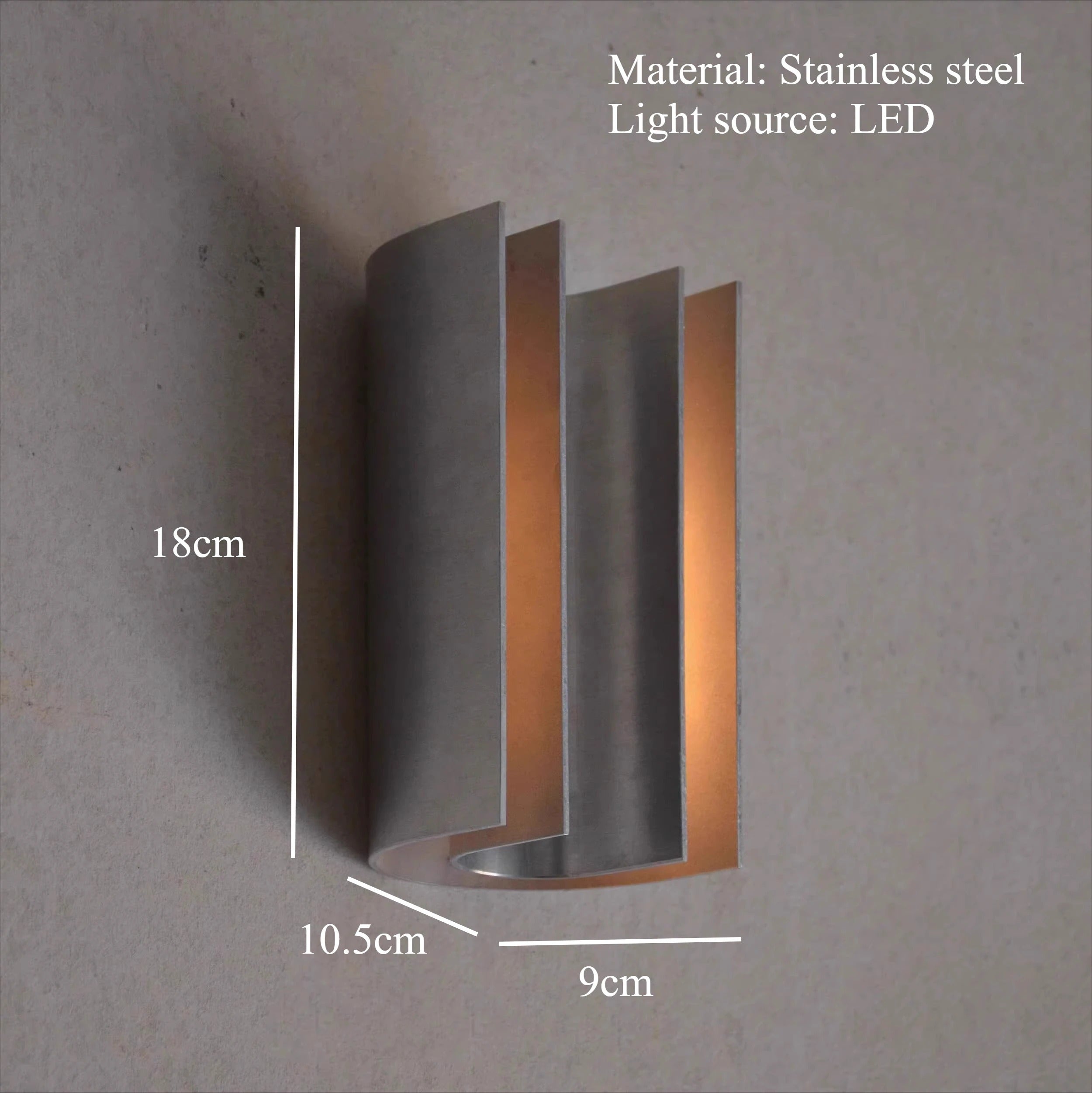 Stratum Vertical Wall Sconce – Modern Metal Decorative Lighting Fixture Living Room Bedroom