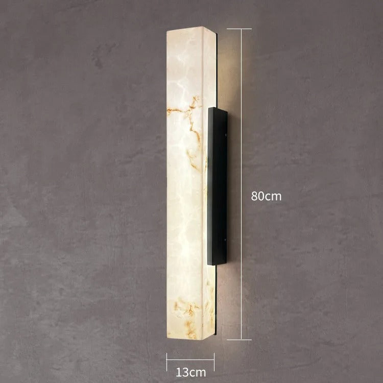 Aurelia Marble Wall Sconce – LED Wall Sconce Modern Decorative Lighting Living Room Bedroom