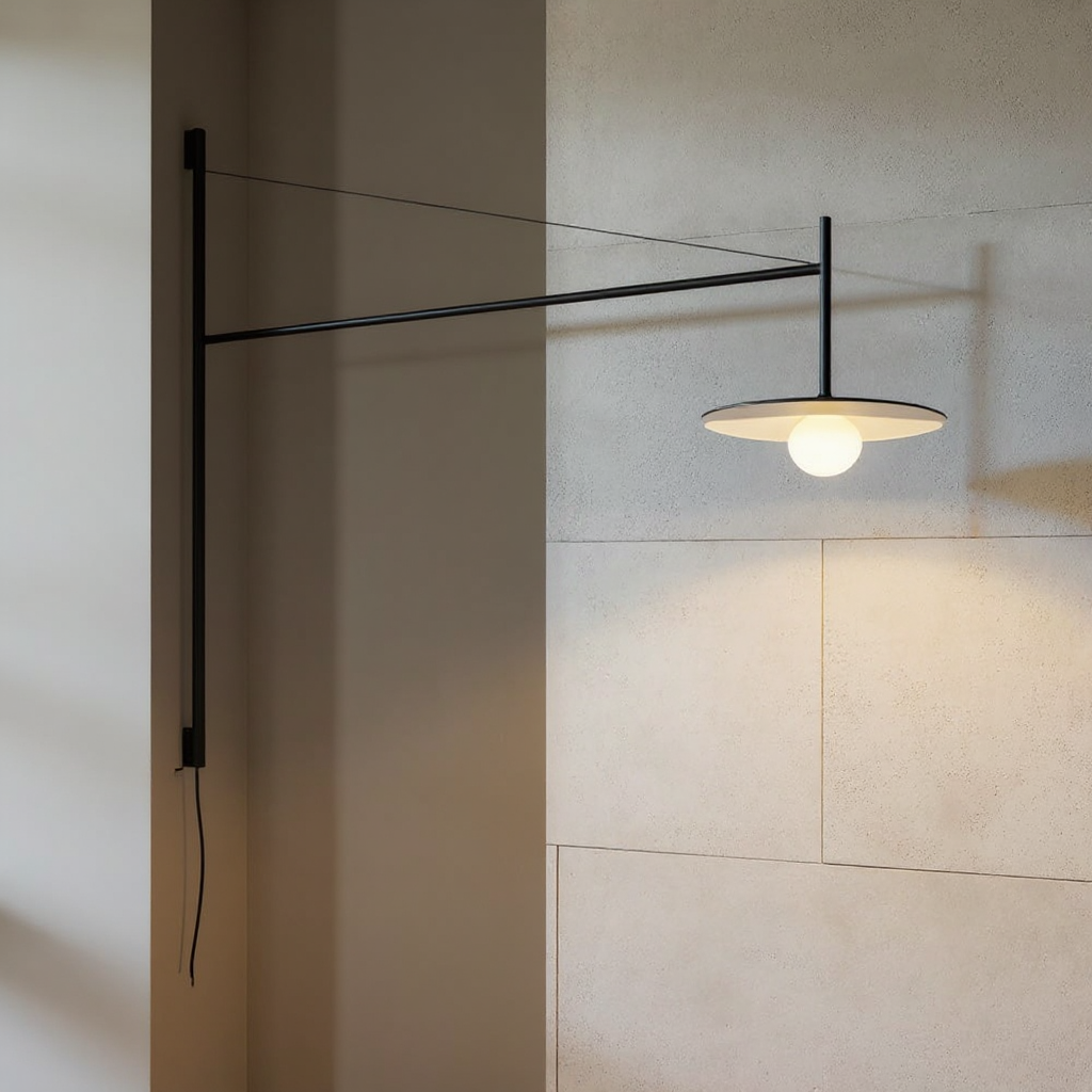 Tempo Reach Wall Sconce – Minimalist Long Arm Wall Lighting Fixture