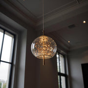 Aurora Cluster Glass Pendant Light – LED Modern Hanging Ceiling Fixture for Living Room