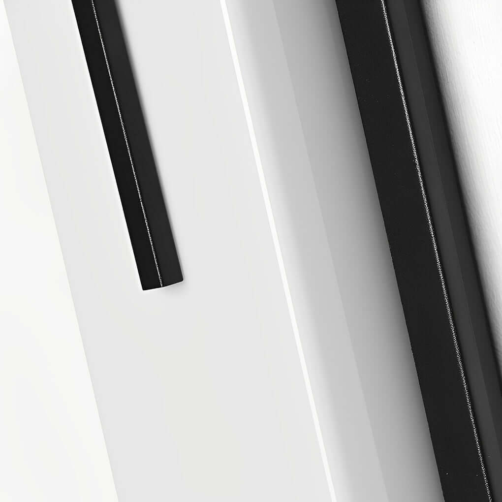 Rectangular LED Outdoor Wall Light – Waterproof Black Exterior Fixture