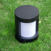 Cylinder LED Bollard Lights Solar – Waterproof Outdoor Landscape Fixtures
