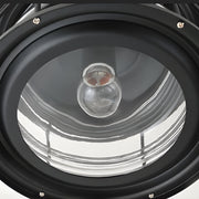 Coastal Cage Semi Flush Ceiling Light – Waterproof LED Outdoor Porch Patio Fixture