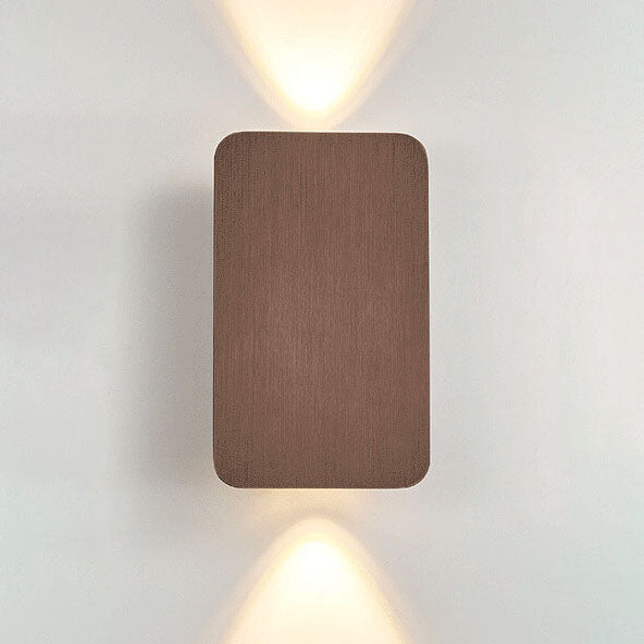 Rectangular LED Wall Sconce Light – Modern Up and Down Wall Fixture