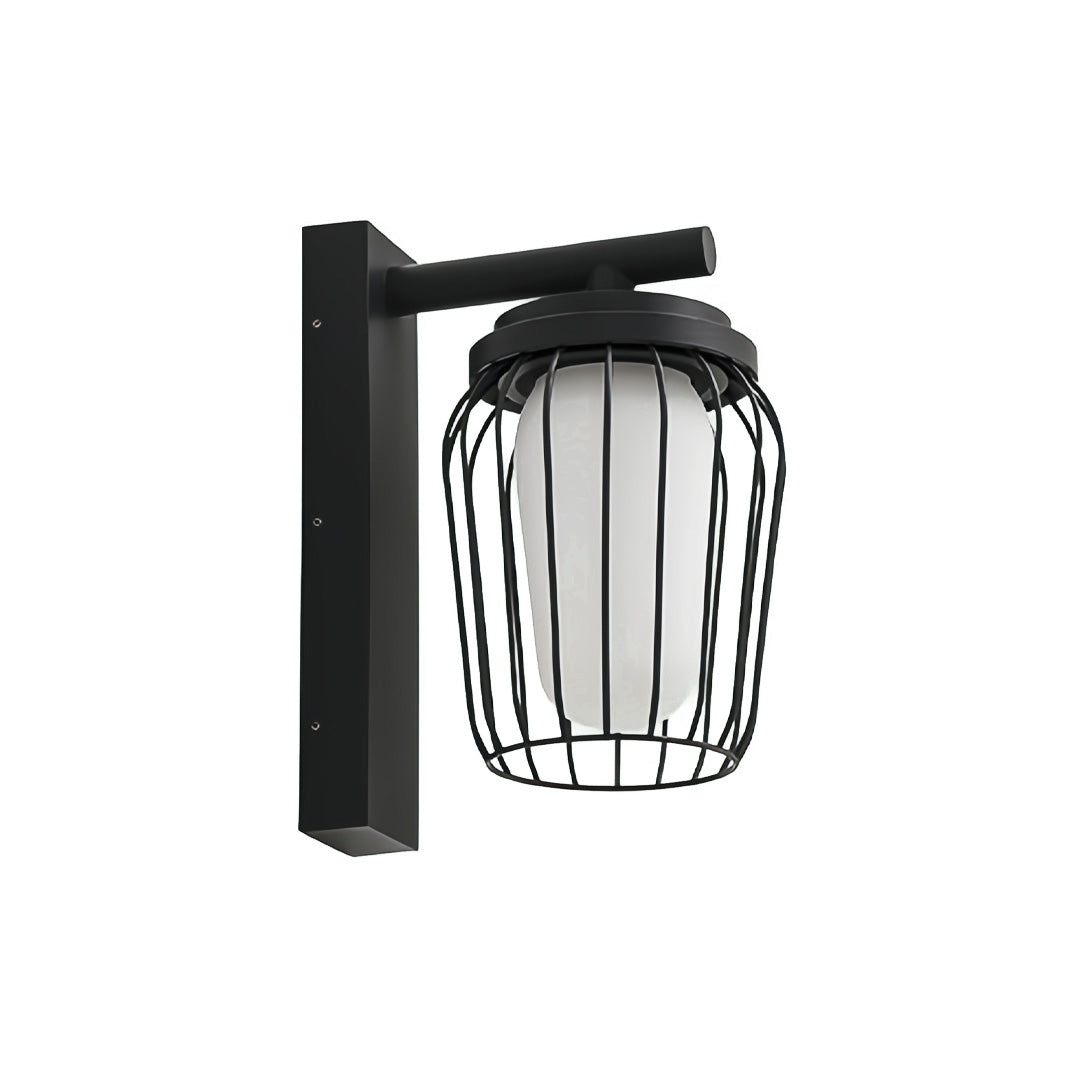 Harbor Cage Wall Lamp – LED Outdoor Lantern Style Wall Lighting Fixture