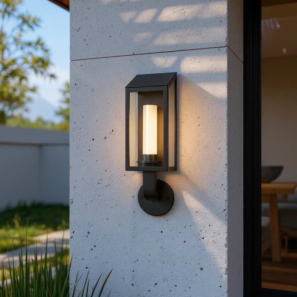 Portline Lantern Wall Lamp – LED Outdoor Modern Lantern Wall Lighting Fixture