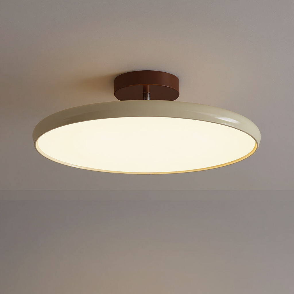Drame Glow Ceiling Light – Adjustable LED Semi-Flush Ceiling Lighting Fixture