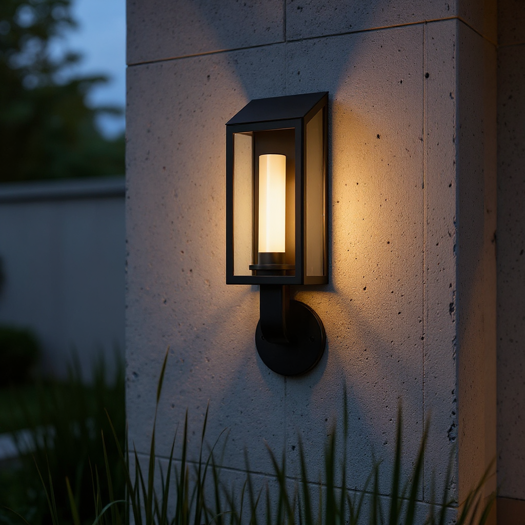 Portline Lantern Wall Lamp – LED Outdoor Modern Lantern Wall Lighting Fixture