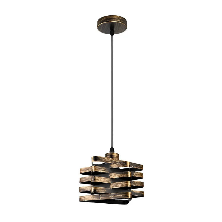 Spiral Allure Pendant Light – Modern Geometric Kitchen Island Dining Room Hanging Fixture
