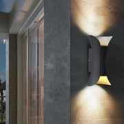 Butterfly Modern LED Outdoor Wall Light – Dual Wing Fixture