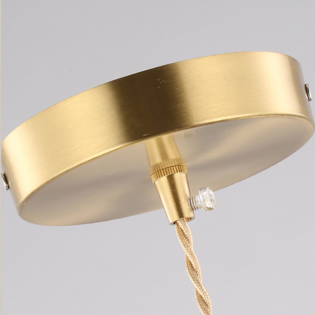 Velmora Glass Pendant Light – Vintage Geometric French Dining Kitchen Hanging Ceiling Lighting
