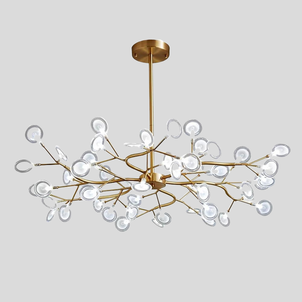 Aurora Branch Chandelier – LED Modern Sculptural Ceiling Lighting Fixture