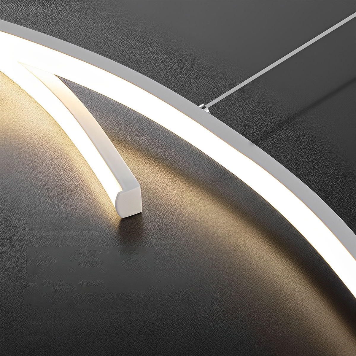 Ondara Wave Pendant Light – LED Modern Dining Room Kitchen Island Chandelier Ceiling Fixture