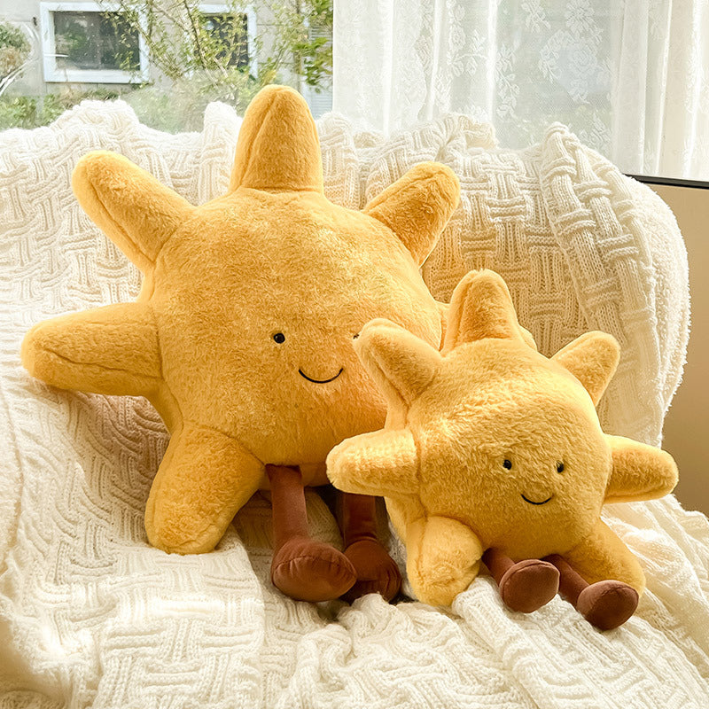 Soluna Plush Pillow Set – Decorative Sun Moon Velvet Bedroom Nursery Cushion Decor