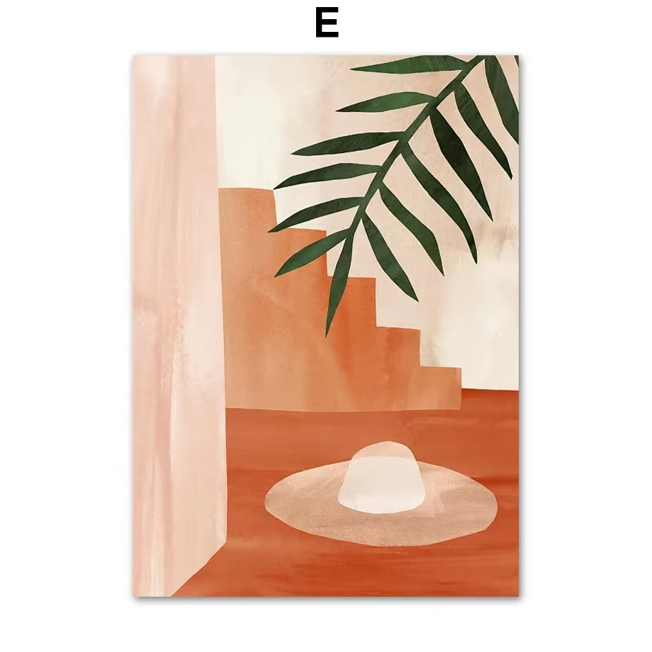 Terracyn Canvas Wall Art – Bohemian Abstract Botanical Prints Decorative Living Room Bedroom Home Decor