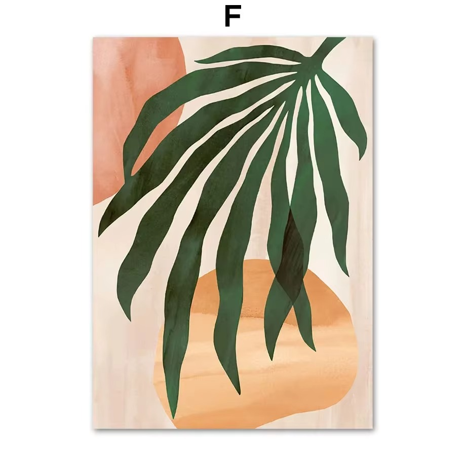 Terracyn Canvas Wall Art – Bohemian Abstract Botanical Prints Decorative Living Room Bedroom Home Decor