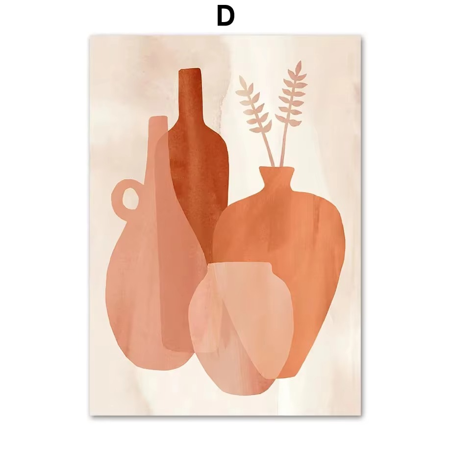 Terracyn Canvas Wall Art – Bohemian Abstract Botanical Prints Decorative Living Room Bedroom Home Decor