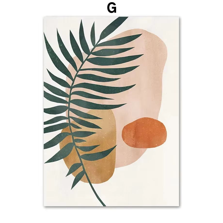 Terracyn Canvas Wall Art – Bohemian Abstract Botanical Prints Decorative Living Room Bedroom Home Decor