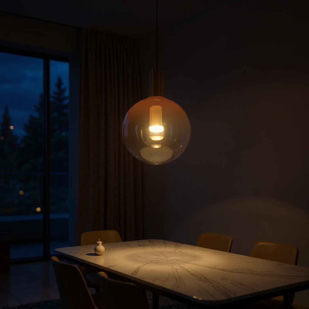 Erin Fabric Globe Pendant – LED Fabric Pendant Lighting Fixture