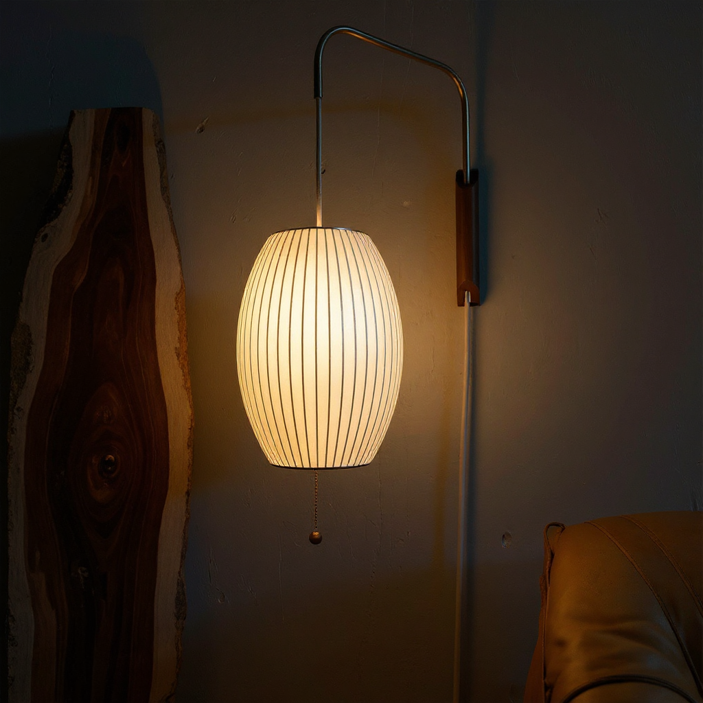 Orbix Swing Arm Wall Lamp – Adjustable Plug-In Wall Lighting Fixture