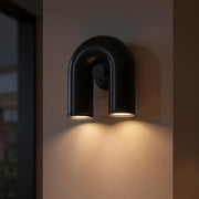 Modern Arch Wall Sconce LED Spotlight – Adjustable Directional Cylinder Light Fixture