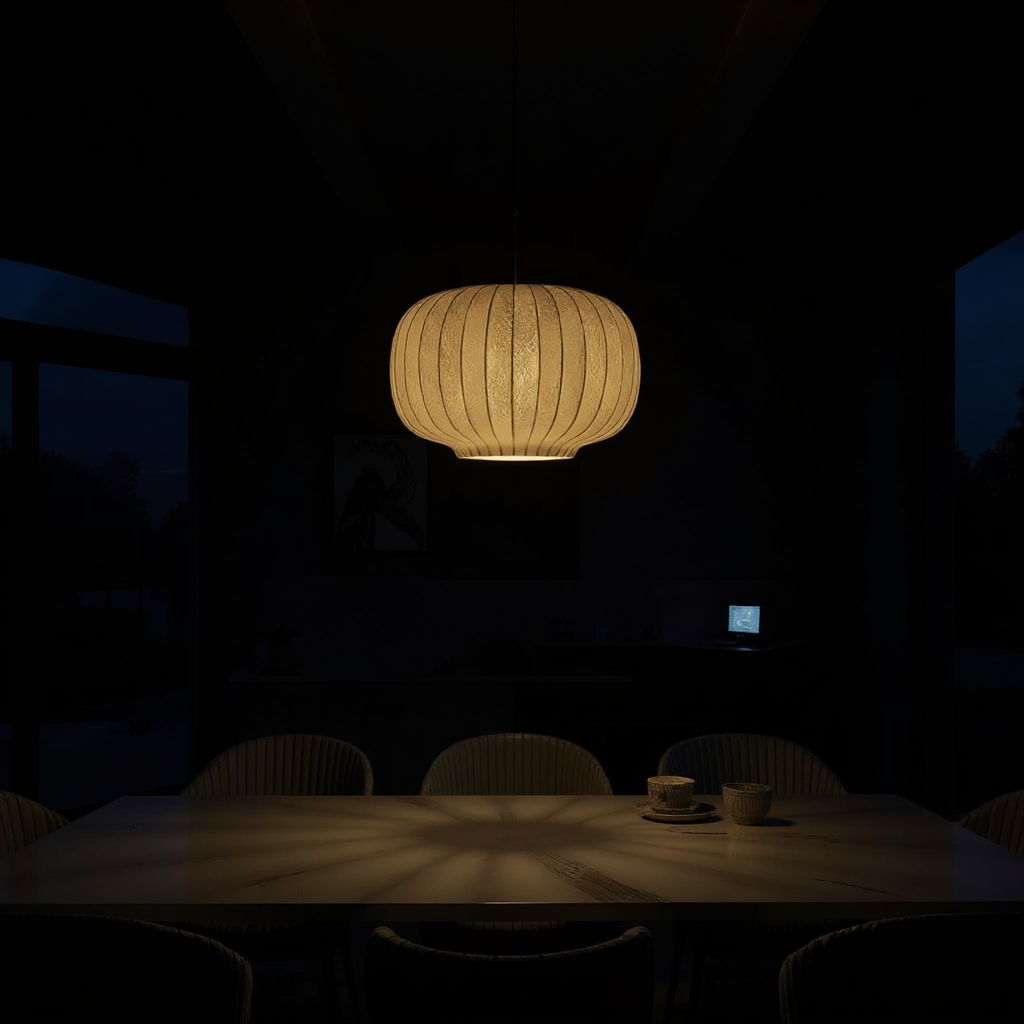 Tatami Stair Pendant Light – Fabric Stair Pendant Ceiling Lighting Fixture
