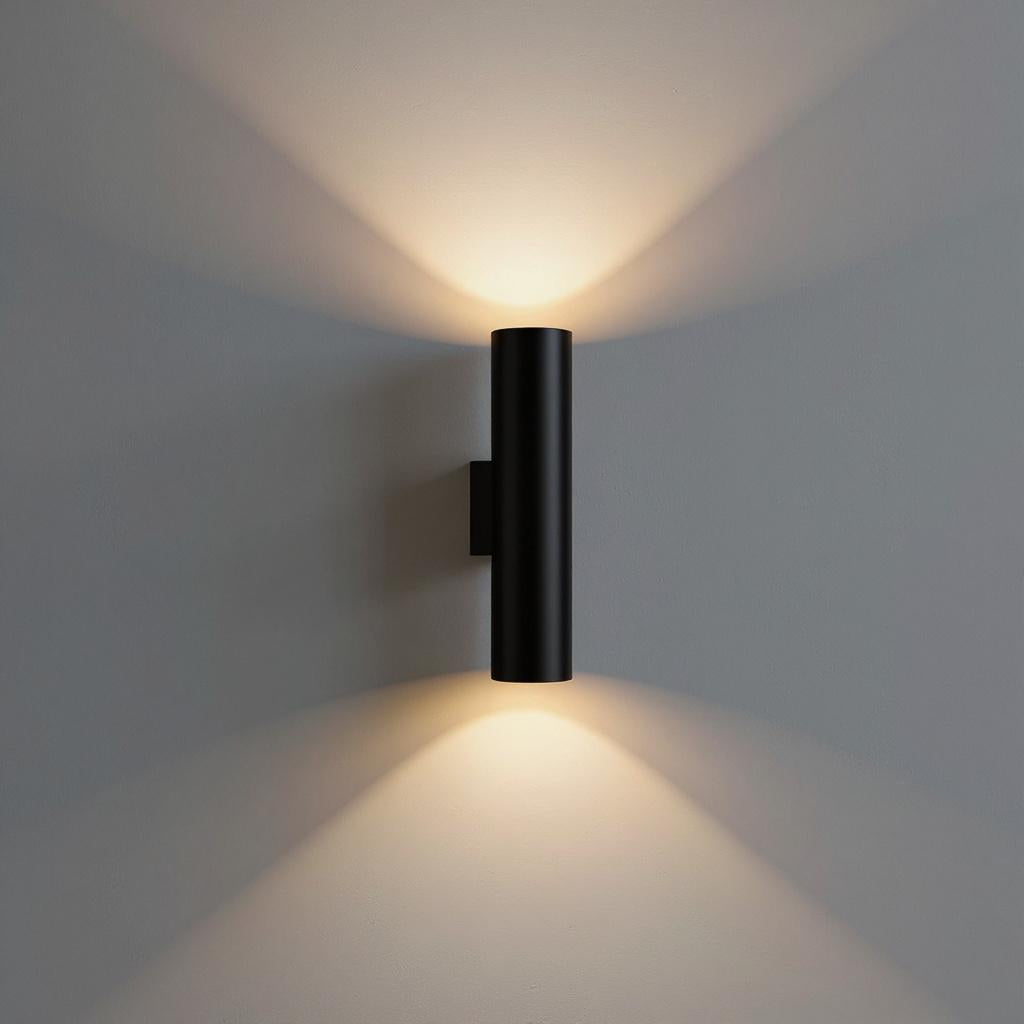 Slim Cylinder LED Wall Sconce – Double-Sided Modern Wall Light
