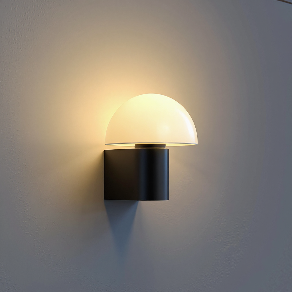 Halo Dome Wall Lamp – LED Outdoor Modern Wall Lighting Fixture