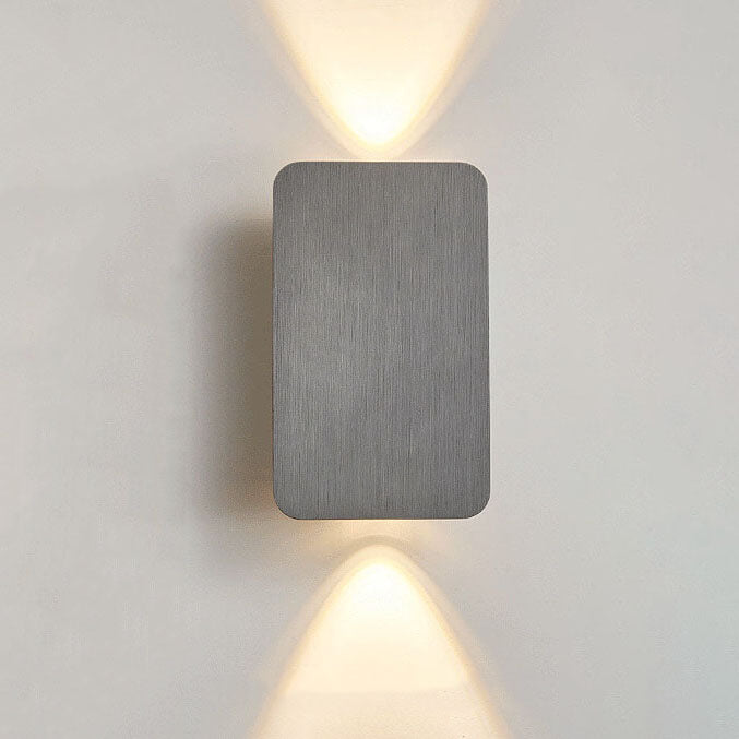 Rectangular LED Wall Sconce Light – Modern Up and Down Wall Fixture