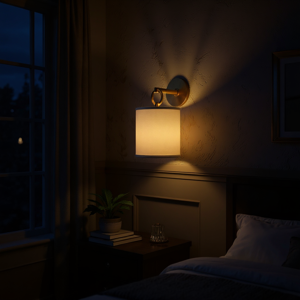 Crescent Ring Wall Sconce – LED Modern Wall Lighting Fixture Soft Ambient Glow