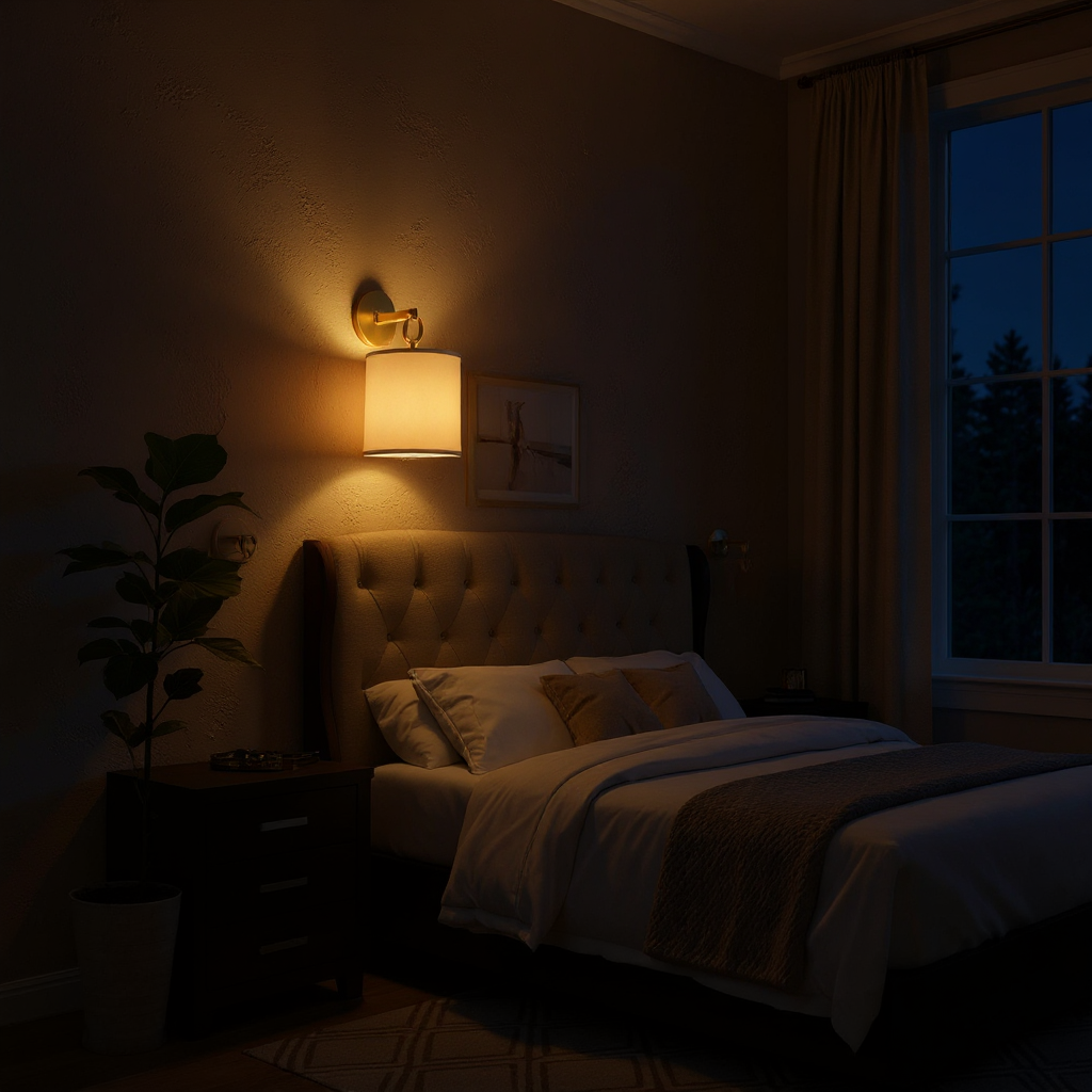 Crescent Ring Wall Sconce – LED Modern Wall Lighting Fixture Soft Ambient Glow