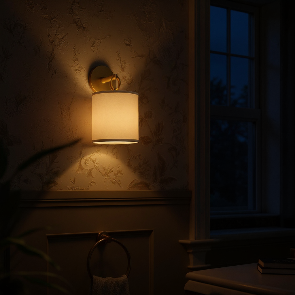 Crescent Ring Wall Sconce – LED Modern Wall Lighting Fixture Soft Ambient Glow