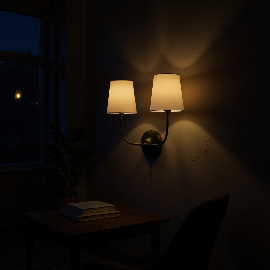 Gilded Ember Globe Wall Sconce – Brass Finish Ambient Glow Soft Shade LED Wall Light Premium Interiors