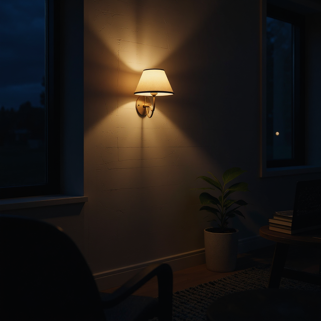 Quiet Dome Wall Sconce – LED Indoor Modern Wall Lighting Fixture