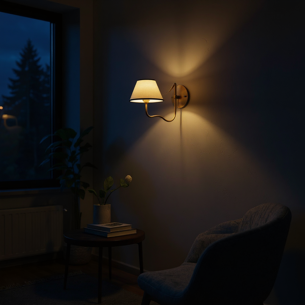 Quiet Dome Wall Sconce – LED Indoor Modern Wall Lighting Fixture