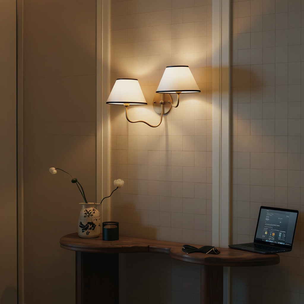 Quiet Dome Wall Sconce – LED Indoor Modern Wall Lighting Fixture