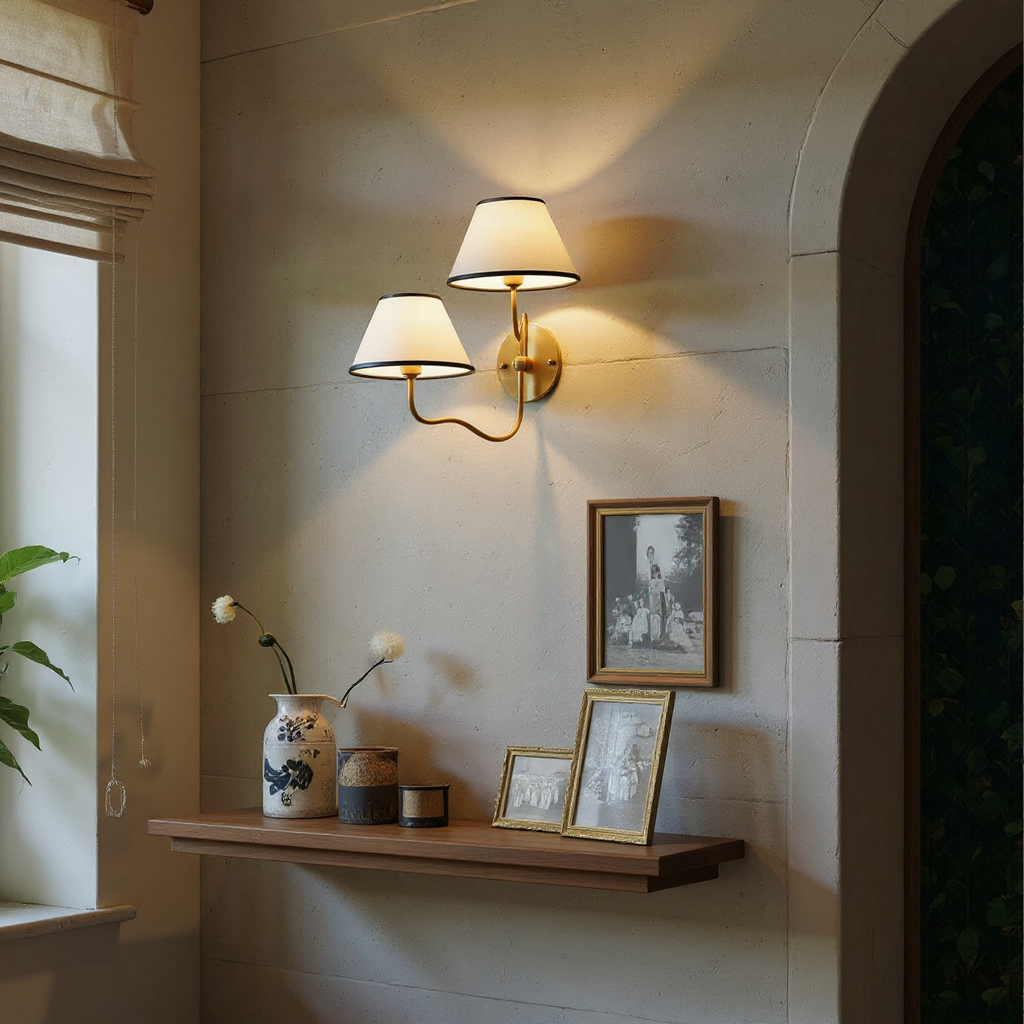 Quiet Dome Wall Sconce – LED Indoor Modern Wall Lighting Fixture