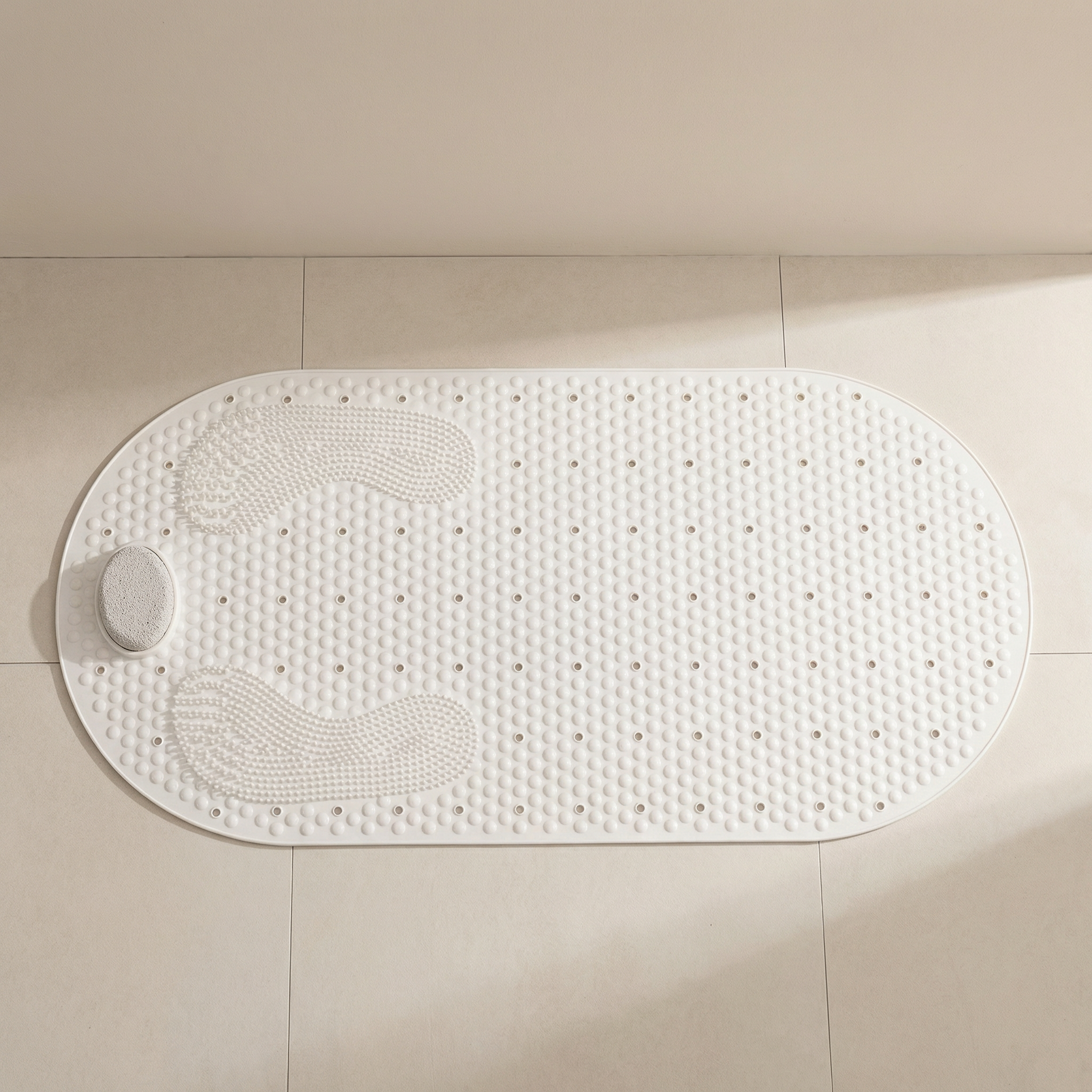 Reflexa Comfort Bath Mat – Non-Slip Shower Mat Suction Cups Massage Textured Bathroom Safety