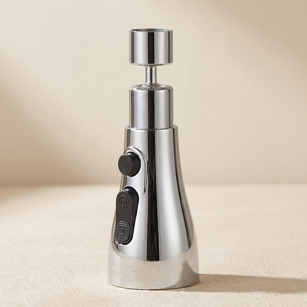 Corvano Faucet Extender – 360 Rotating Kitchen Sink Aerator Universal Splash Free Water Saver