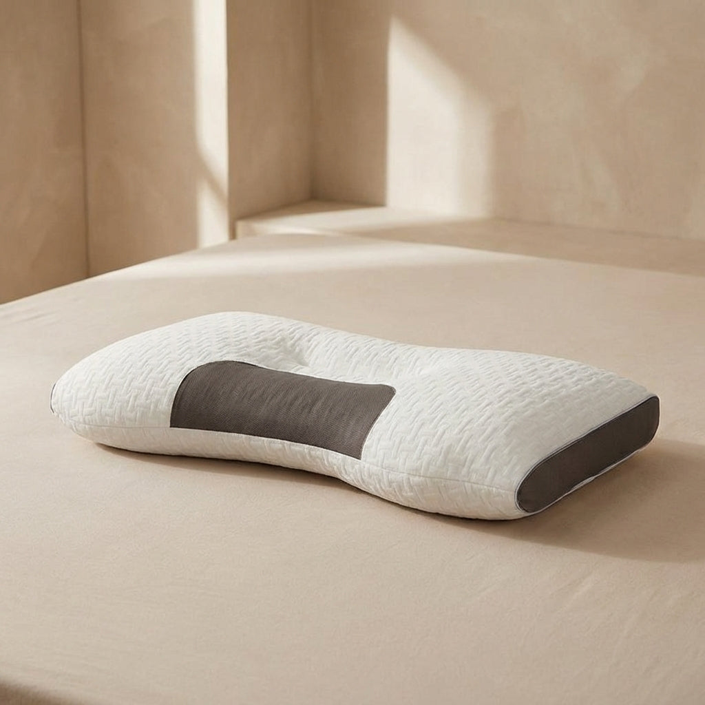 Restwell Contour Pillow – Ergonomic Memory Foam Neck Support Side Back Sleeper Pain Relief