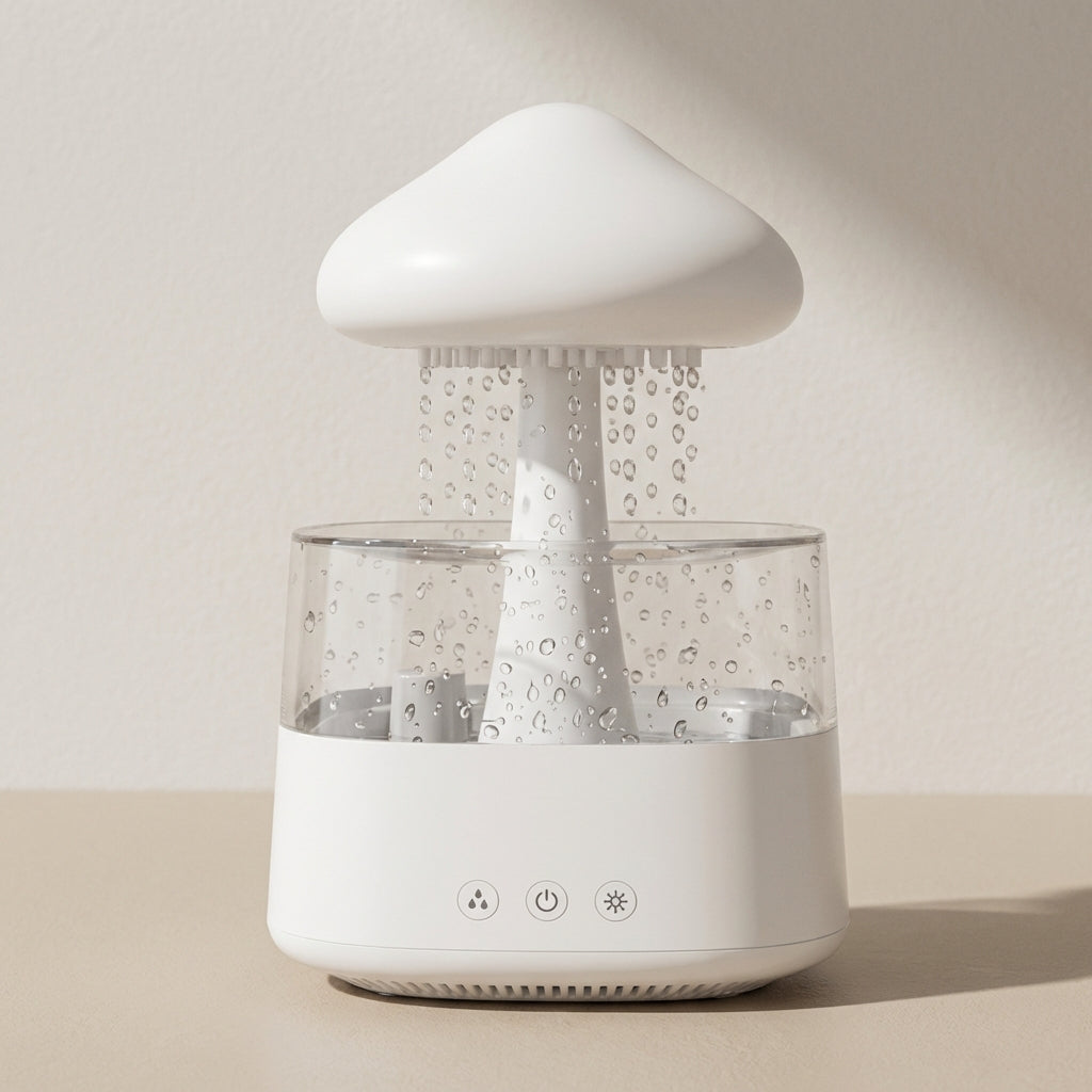 Nimbus Cloud Humidifier – Cool Mist LED Night Light Aromatherapy Diffuser Bedroom Quiet Desktop