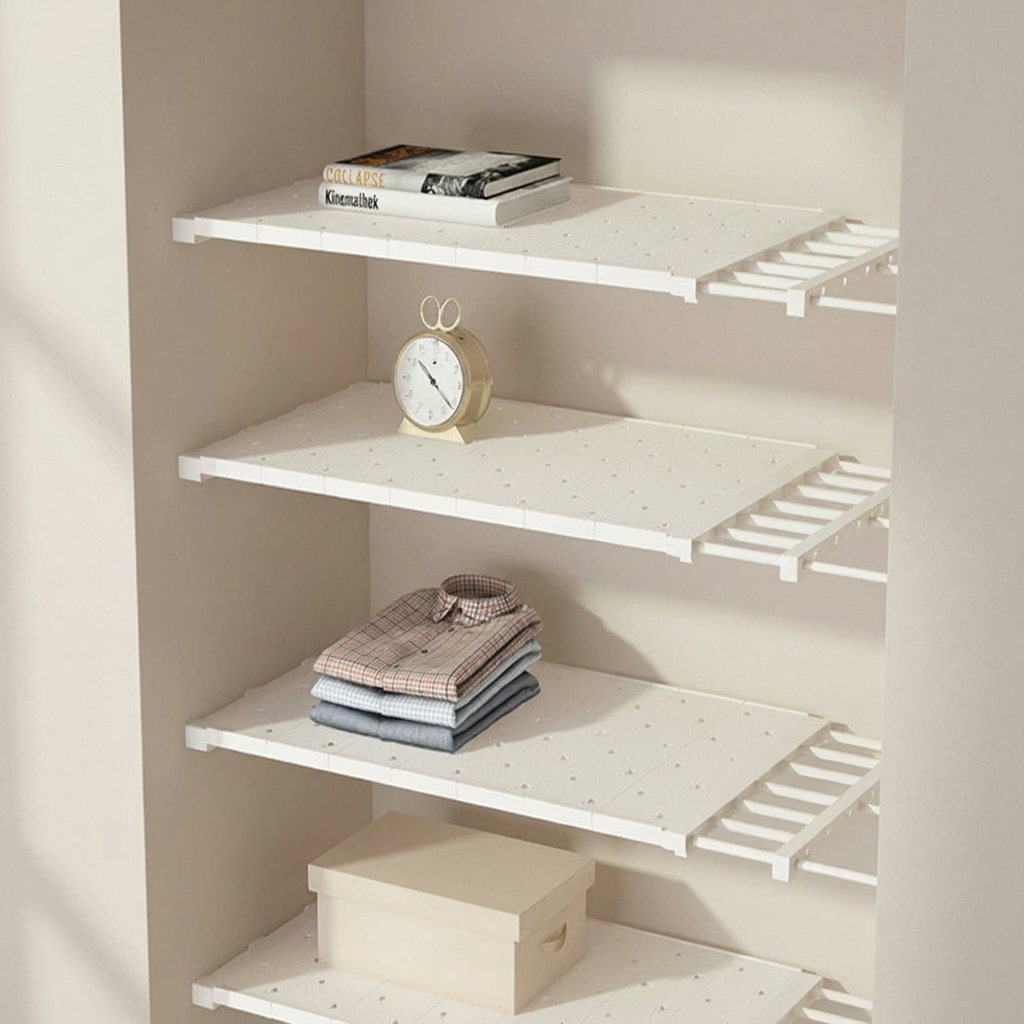 Stratum Shoe Storage Cabinet – Modern Wood Organizer Shelf Adjustable Expandable Rack Entryway Bedroom