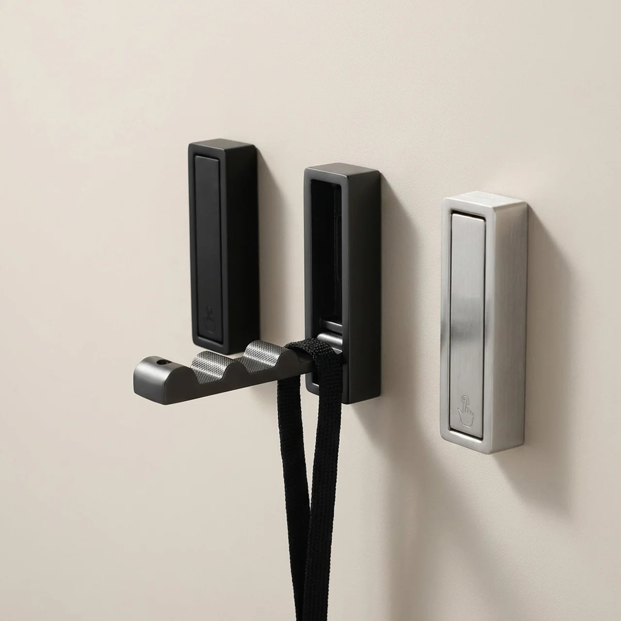 Hexton Folding Wall Hook – Space Saving Retractable Coat Hanger Entryway Bathroom Kitchen