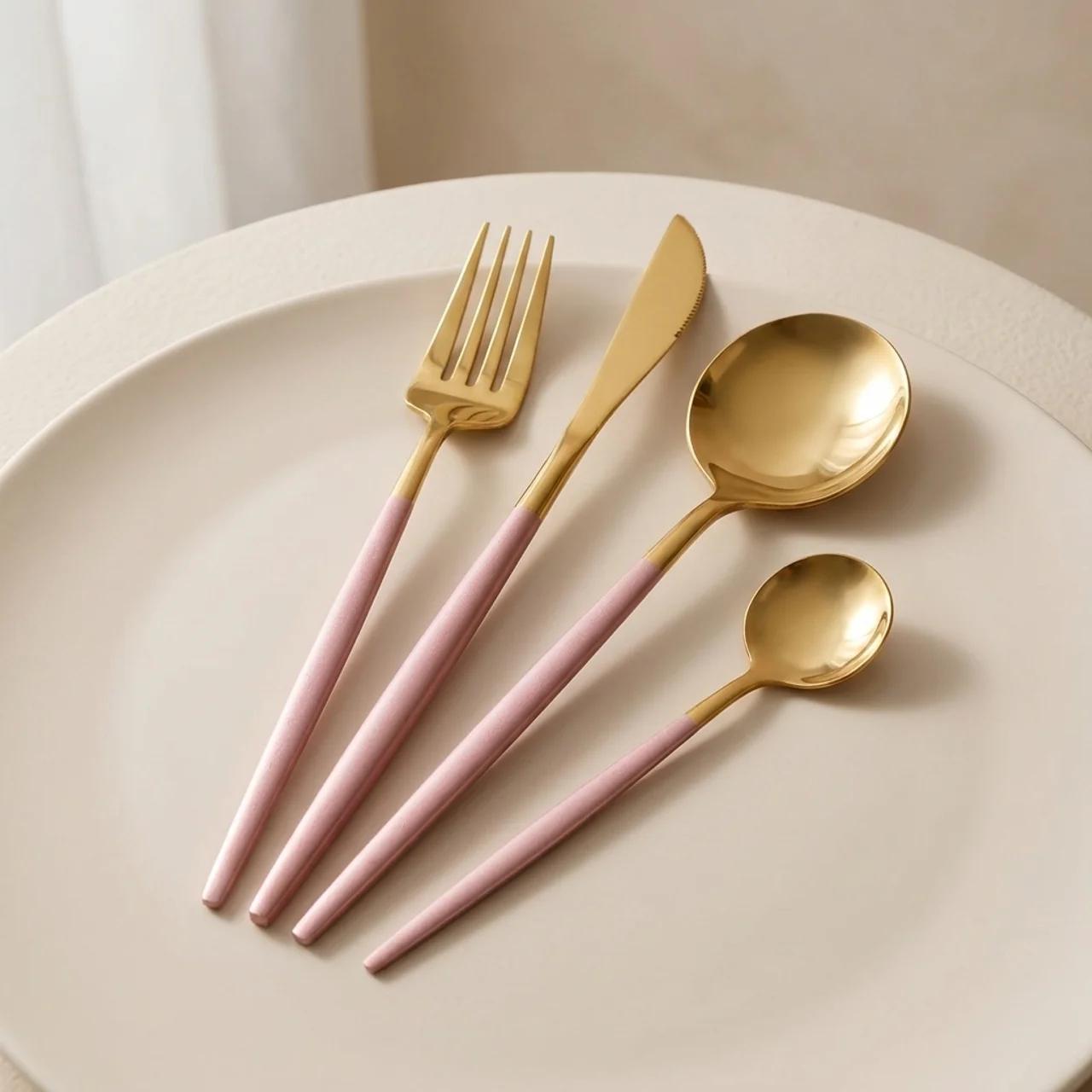 Silkline Flatware Set – Stainless Steel Mirror Finish Silverware Reusable Kitchen Utensils Dining