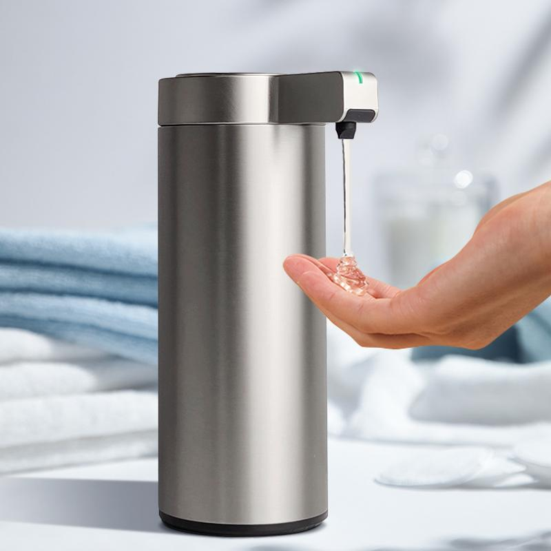 Tivaron Automatic Soap Dispenser – Touchless Motion Sensor Stainless Steel Bathroom Kitchen Countertop